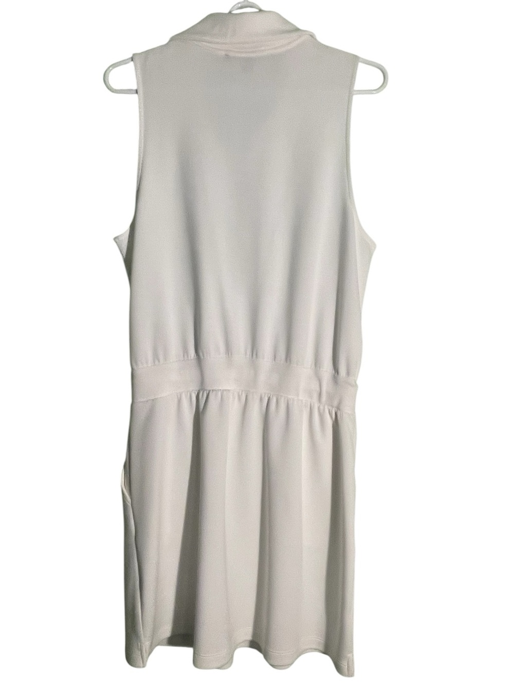 Boston Proper Luxe Lounge zip cinched waist dress. Size medium GUC - Picture 3 of 12